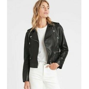 Banana Republic Classic Leather Moto Jacket